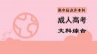成人高考高起本文科综合