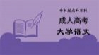 成人高考专升本大学语文